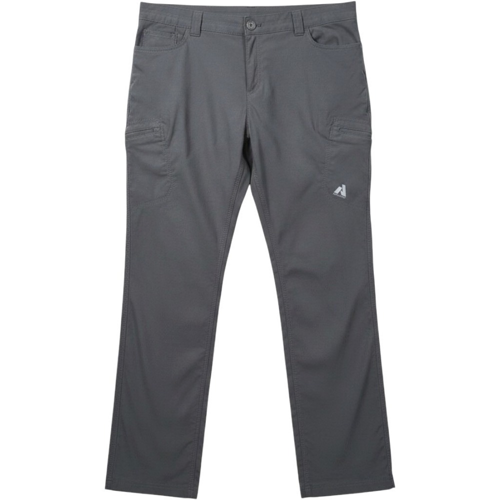 Eddie Bauer First Ascent Pants Womens 16 Dark Gray Straight Leg Pockets Outdoors